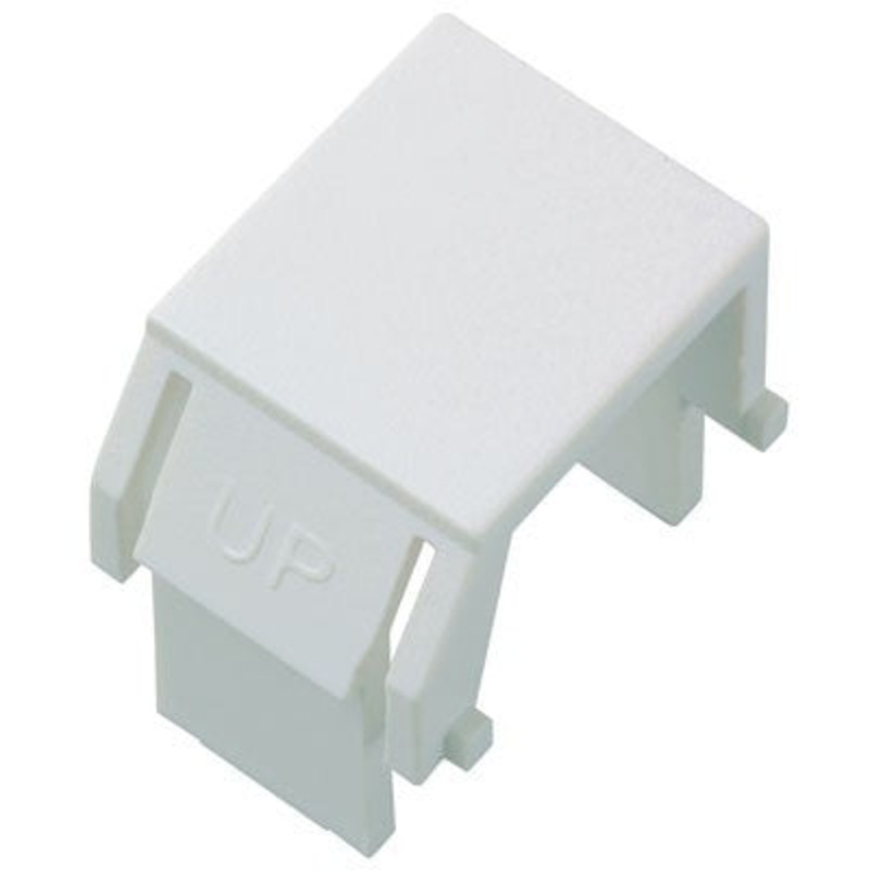 adorne ACBLKW4 Blank Keystone Insert 4-Pack, White