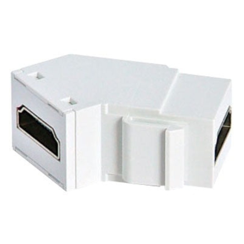 adorne ACHDMIW1 HDMI Keystone Coupler, White