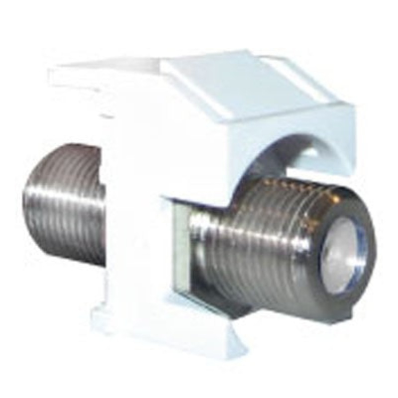 adorne ACNRFCW1 Video F-Connector, White
