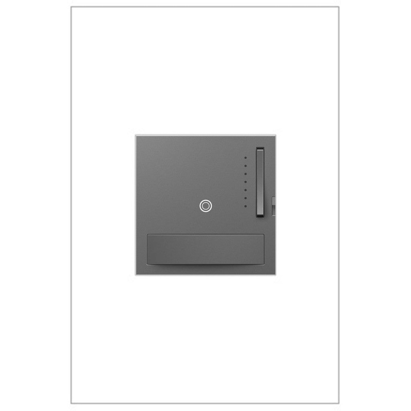 adorne ADSM703HM2 700W Incandescent/Halogen Motion Sensor Dimmer, Magnesium, with Microban