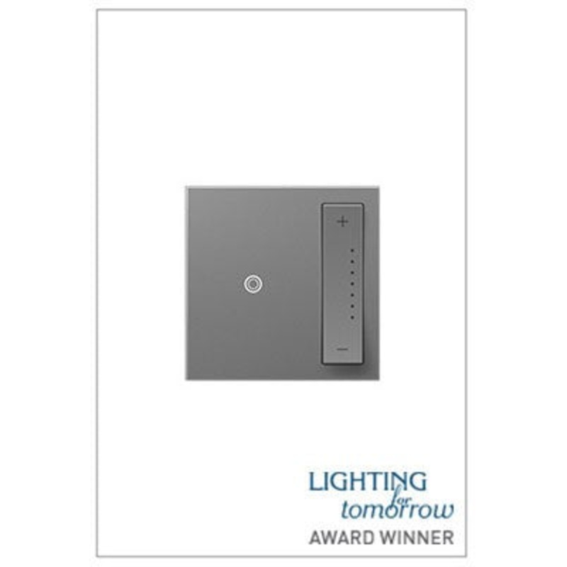 adorne ADTP703TUM4 700W sofTap Tru-Universal Dimmer, Magnesium, with Microban