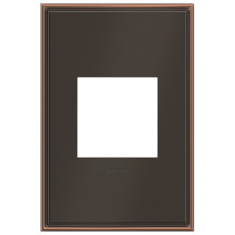 adorne AWC1G2OB4 Oil-Rubbed Bronze One-Gang Screwless Wall Plate