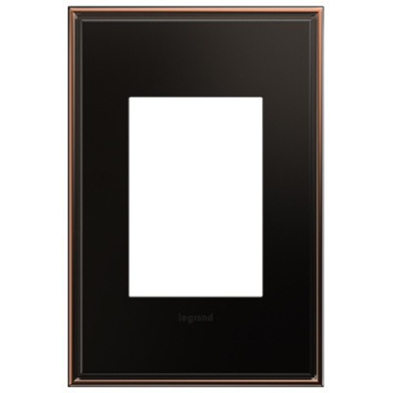 adorne AWC1G3OB4 Oil-Rubbed Bronze One-Gang-Plus Screwless Wall Plate