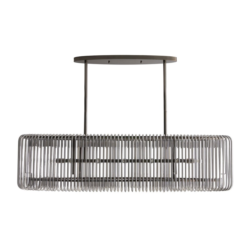 Arteriors 89350 Chandler 12 Light Chandelier Brown Nickel