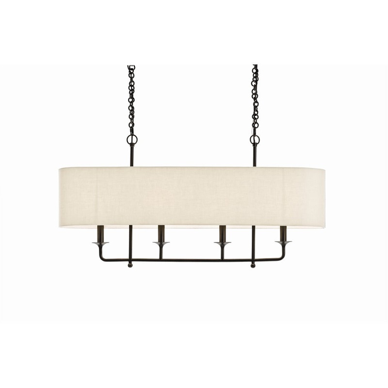 Arteriors 89417 Beatty Four Light Chandelier Bronze
