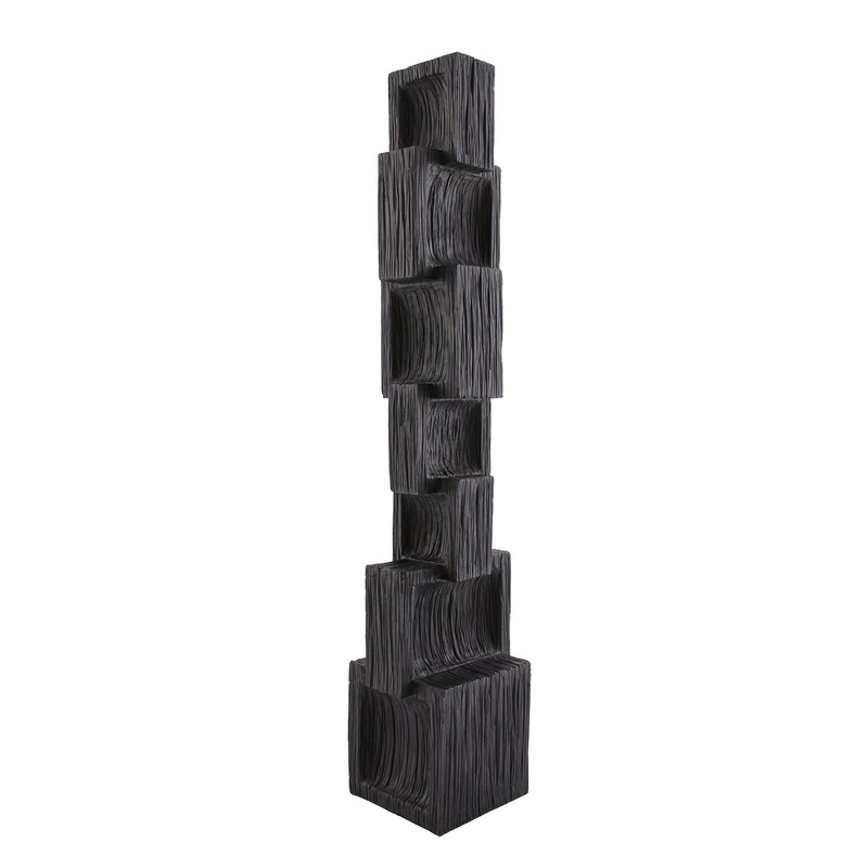 Arteriors 9311 Rollins Floor Sculpture Ebony