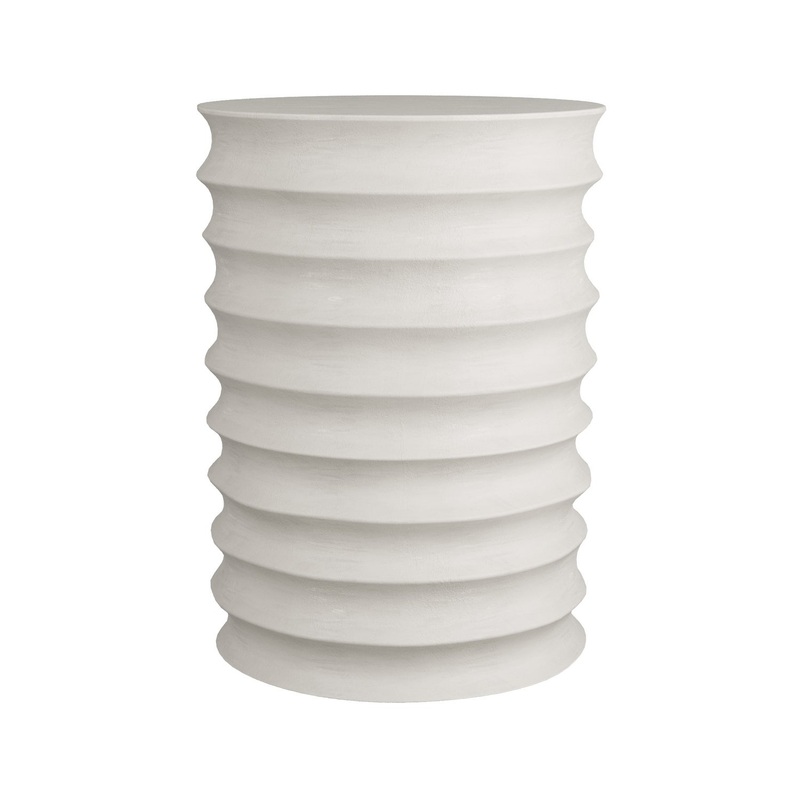 Arteriors 6964 Reiko Accent Table White Gesso