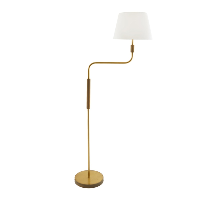 Arteriors 79845-710 Simpson One Light Floor Lamp Antique Brass (Discontinued)