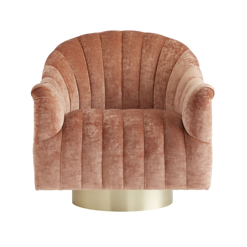 Arteriors 8138 Springsteen Chair Dusty Rose