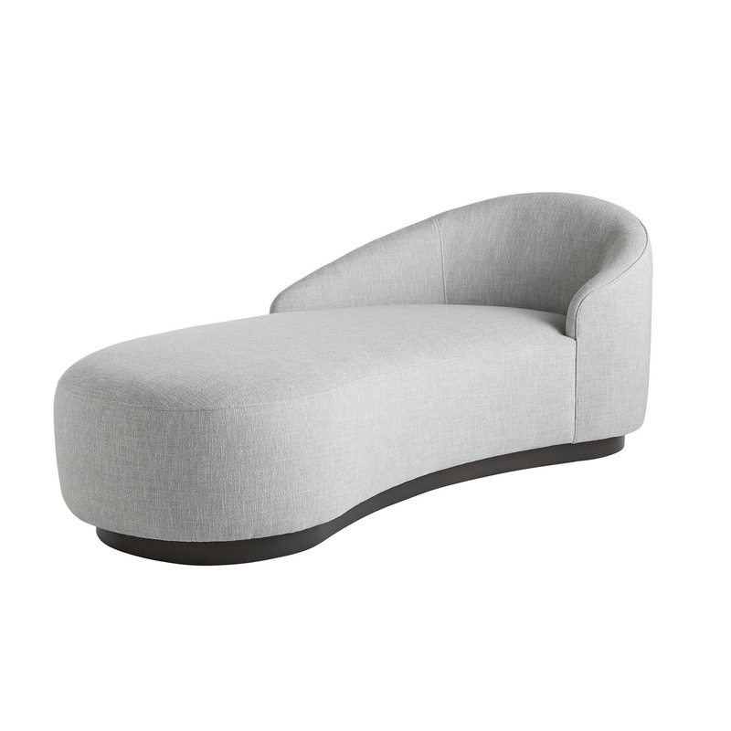 Arteriors 8146 Turner Chaise Iceberg