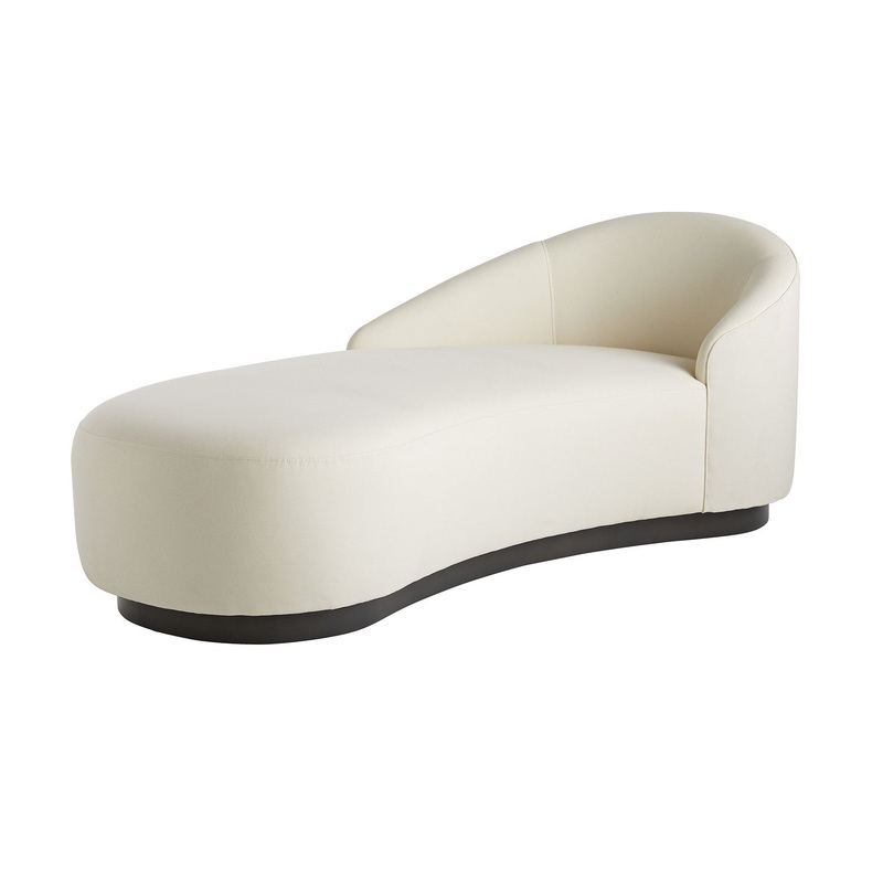Arteriors 8147 Turner Chaise White