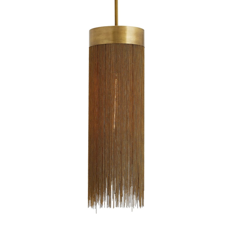 Arteriors 84032 Fatima One Light Pendant Antique Brass