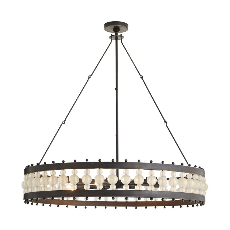 Arteriors 84034 Esme Eight Light Chandelier Bronze