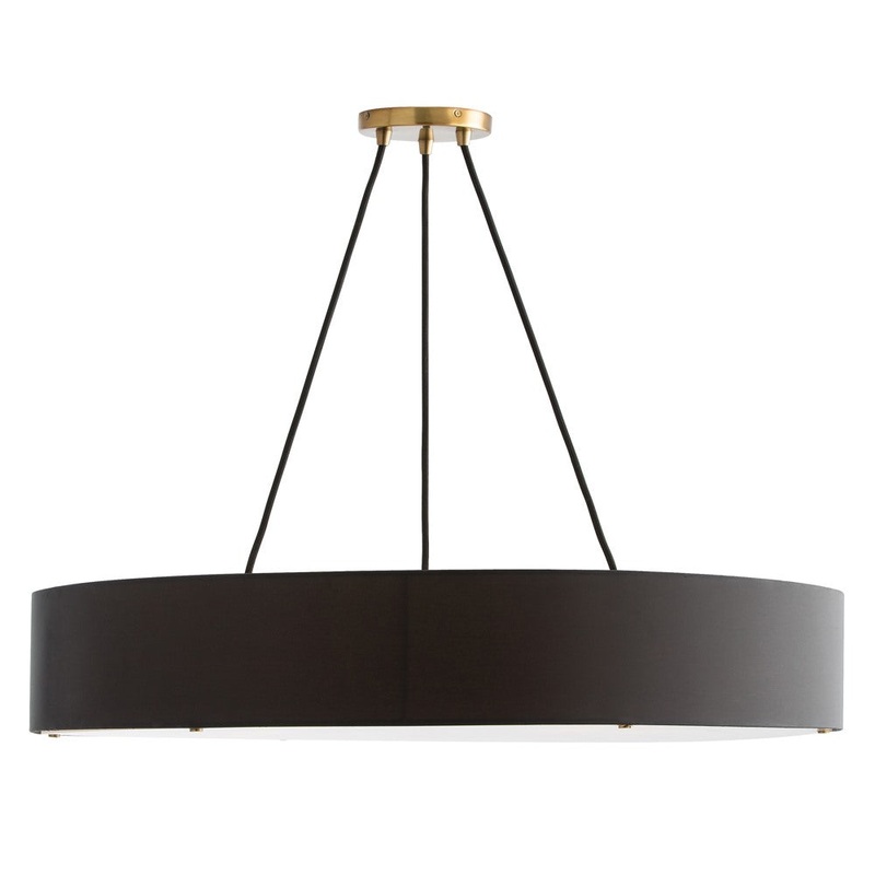 Arteriors 89023 Marsha Six Light Chandelier Matte Black