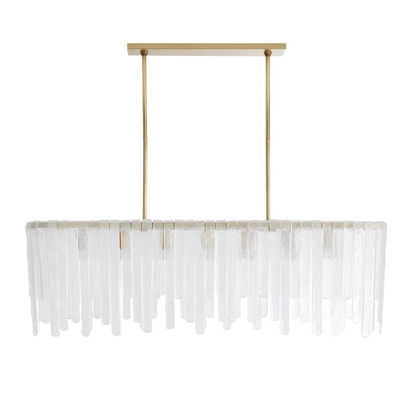 Arteriors 89065 Leighton Seven Light Chandelier Clear