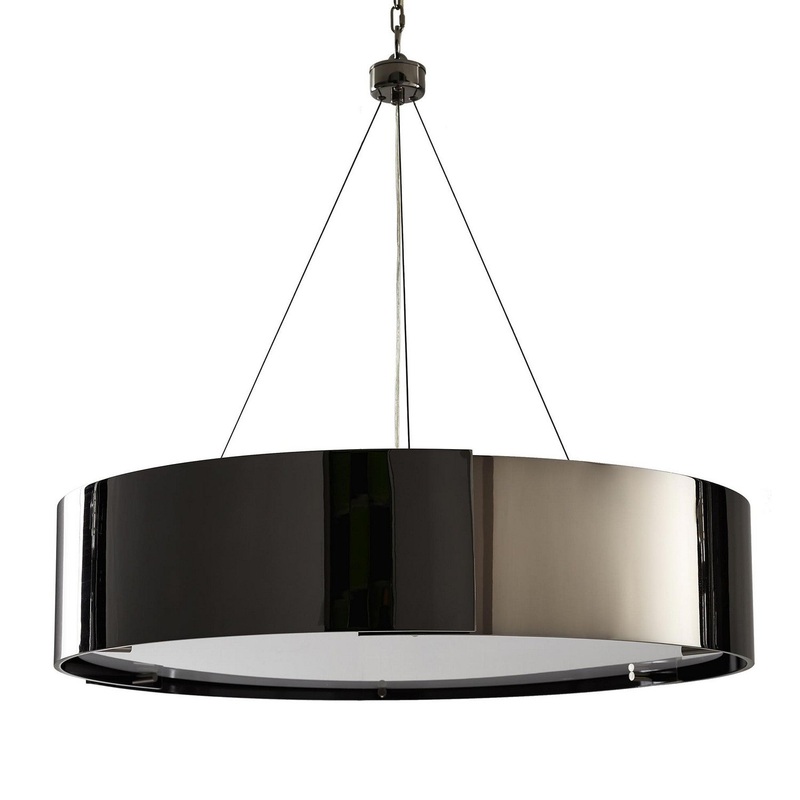 Arteriors 89448 Dante Five Light Chandelier Black Nickel
