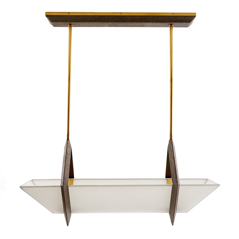 Arteriors 89496 Saginaw Four Light Chandelier White (Discontinued)