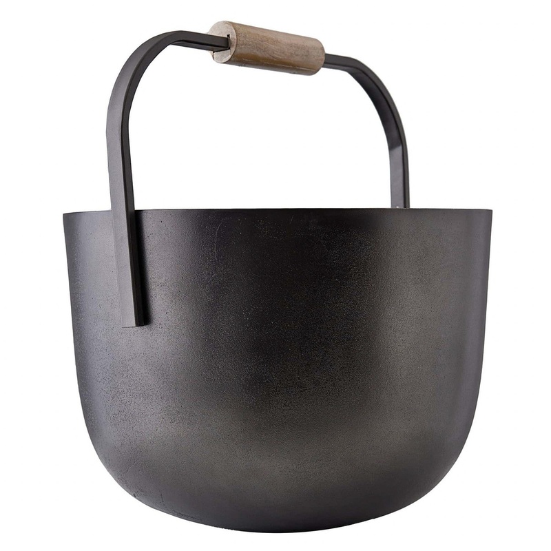 Arteriors AFI02 Vermeer Firewood Basket Blackened