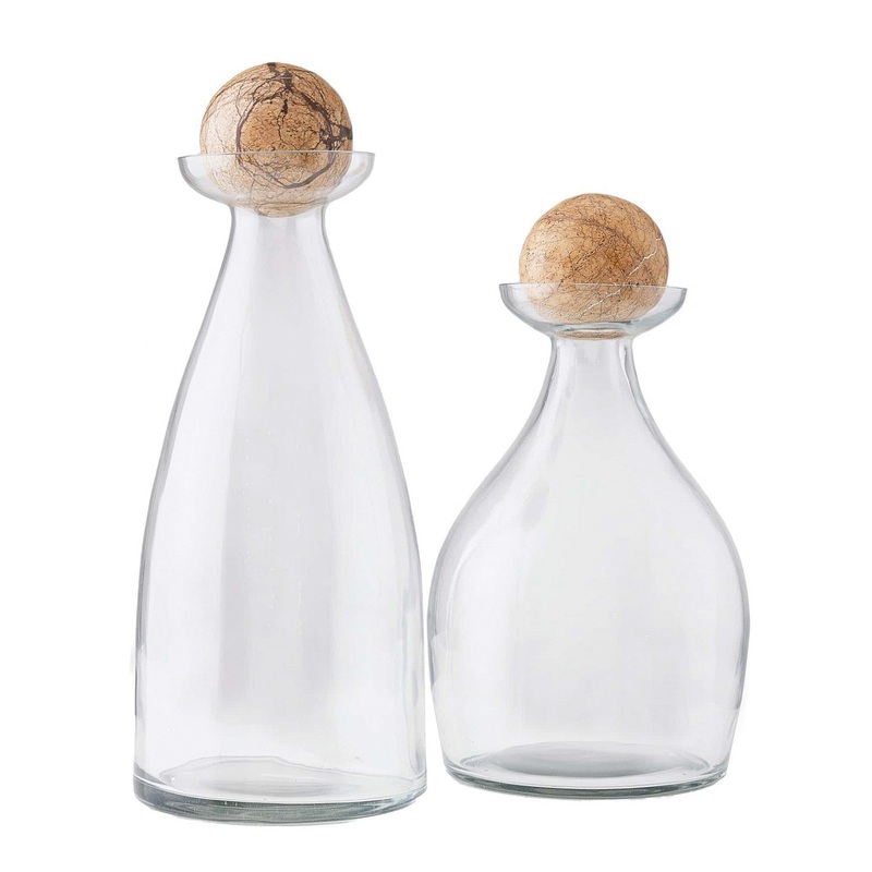 Arteriors ARI05 Thayer Decanters, Set of 2 Clear