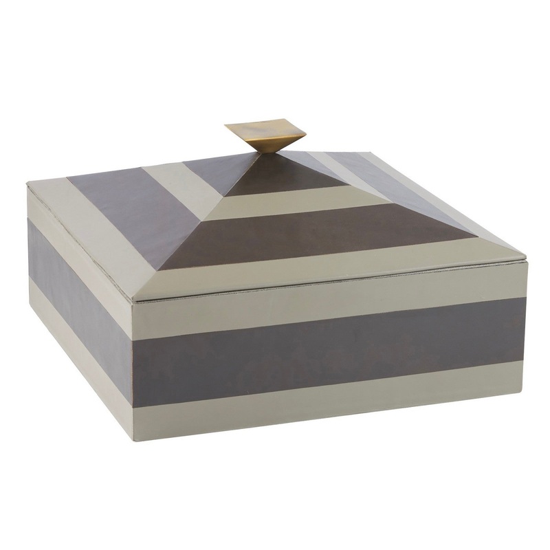 Arteriors ARI13 Cheshire Box Dove/Graphite/Bronze/Dove