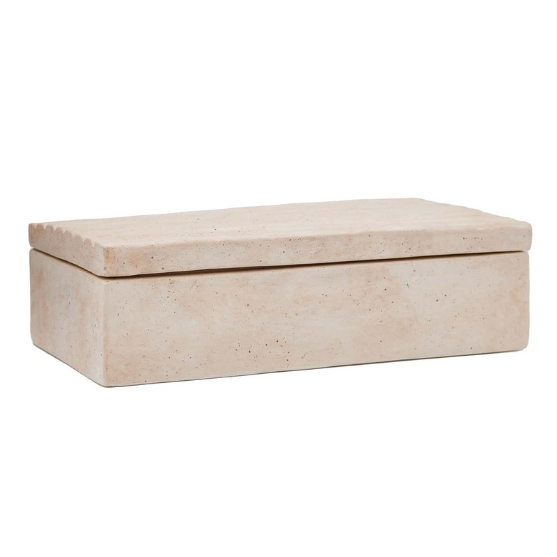 Arteriors ARS04 Terrazas Box Toasted Ivory