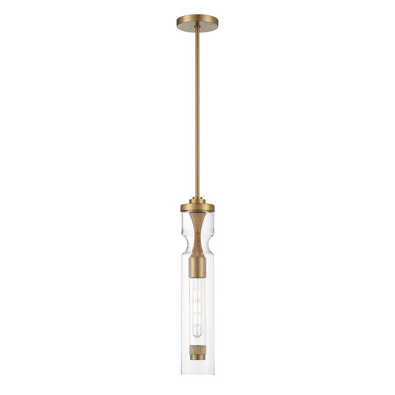 Eurofase 46430-014 Mistero One Light Pendant Brushed Gold