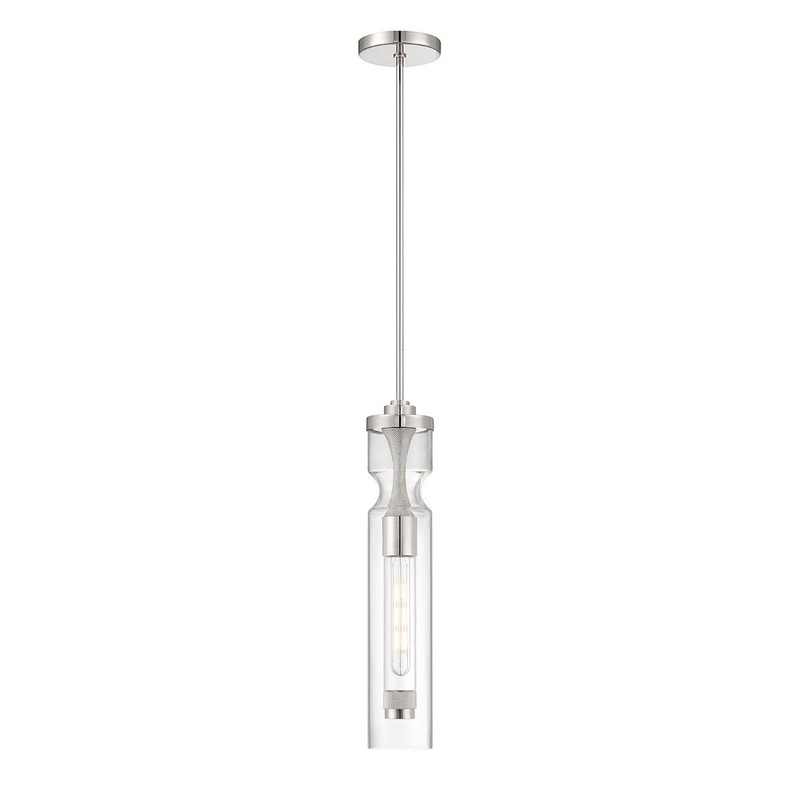 Eurofase 46430-021 Mistero One Light Pendant Nickel