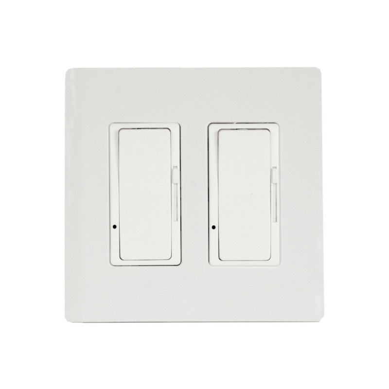 Eurofase EFSWD2 Two Dimmer For Universal Relay Control Box White