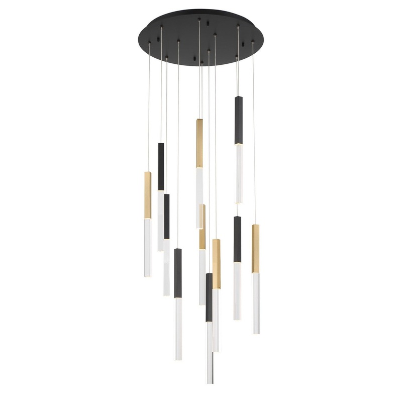 Eurofase 46477-033 Benicio LED Chandelier Gold