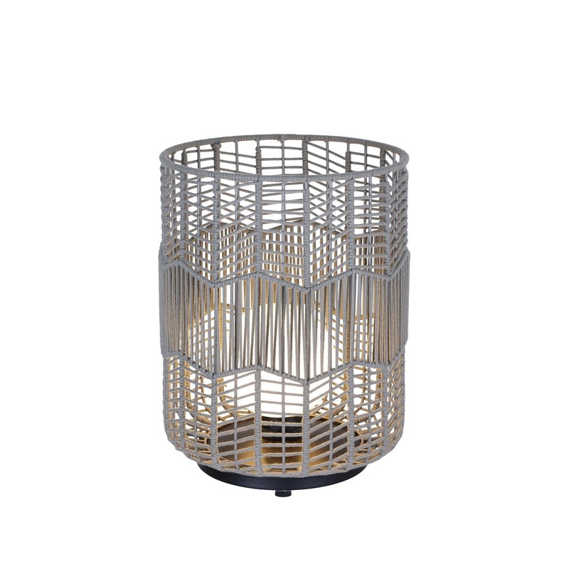 Eurofase 46627-018 Wallis One Light Outdoor Portable Lamp Gray