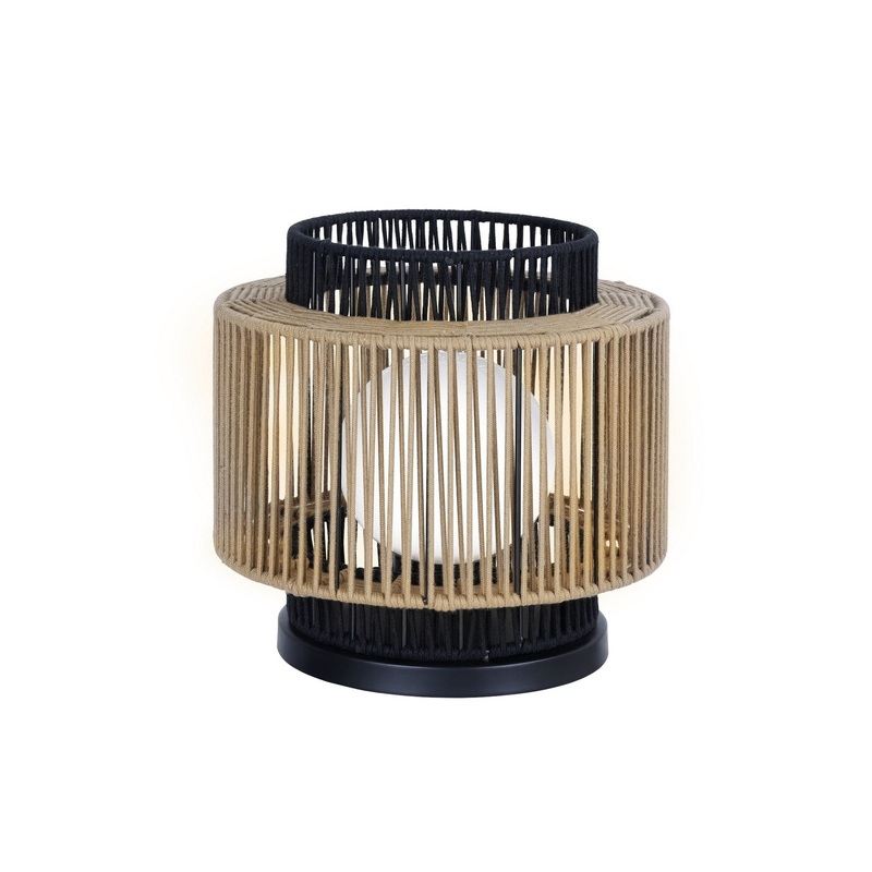 Eurofase 46628-015 Aden One Light Outdoor Portable Lamp Brown