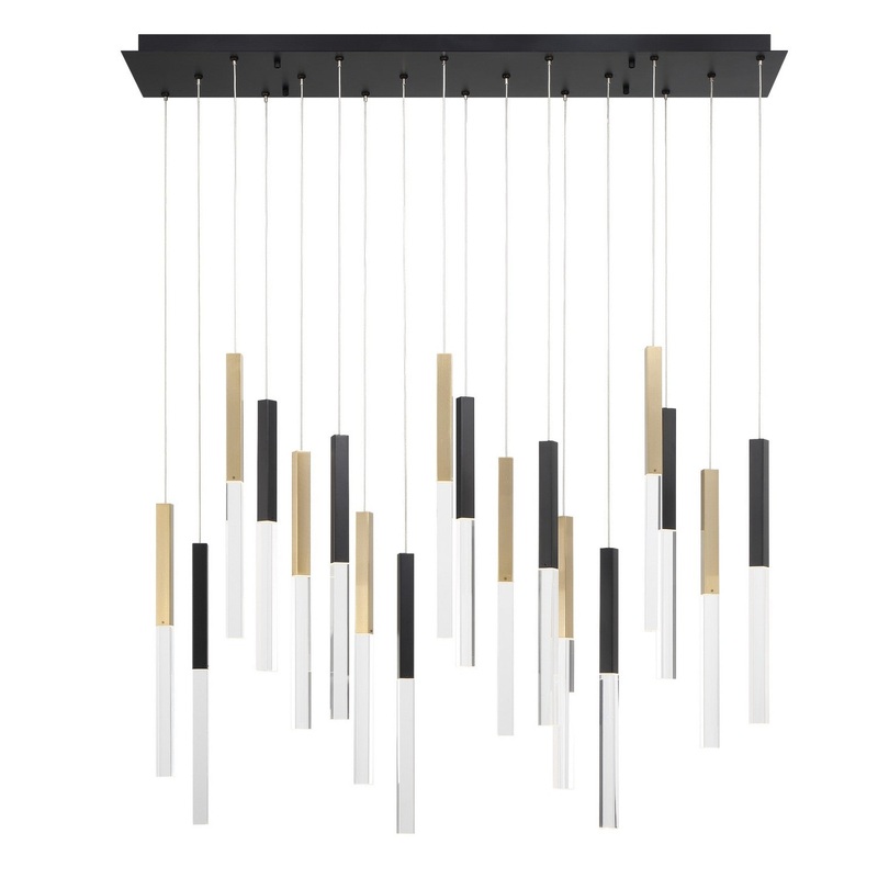 Eurofase 46771-025 Benicio LED Chandelier Gold