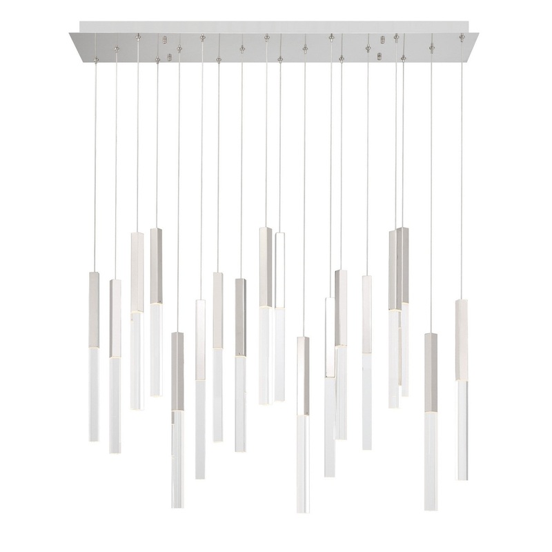 Eurofase 46771-032 Benicio LED Chandelier Nickel
