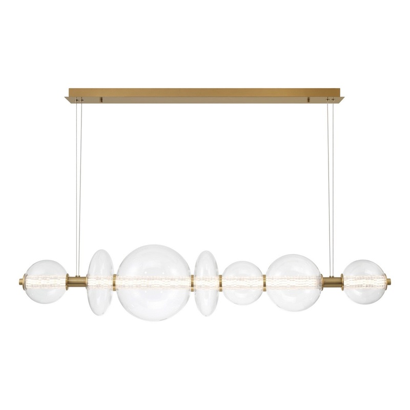 Eurofase 46772-036 Atomo LED Chandelier Gold
