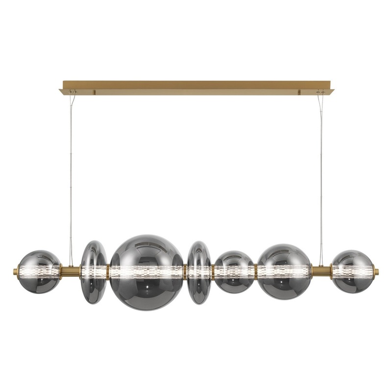 Eurofase 46772-048 Atomo LED Chandelier Gold