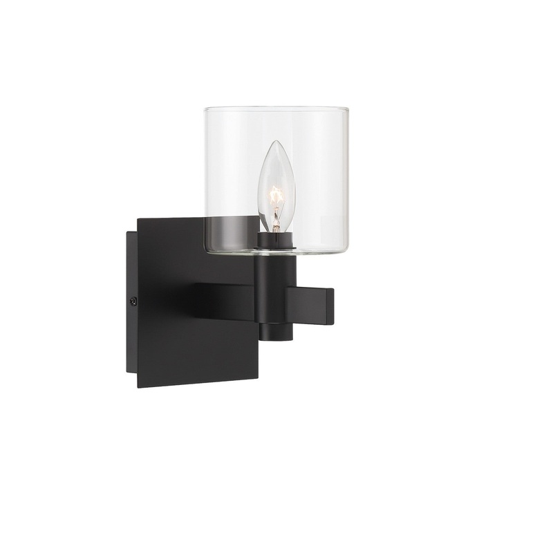 Eurofase 46811-011 Decato One Light Wall Mount Black