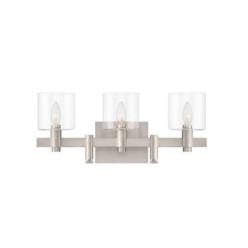 Eurofase 46812-025 Decato Three Light Wall Mount Nickel