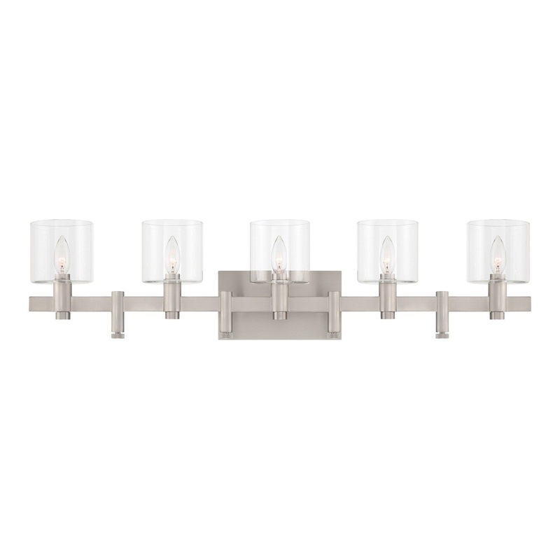 Eurofase 46813-022 Decato Five Light Wall Mount Nickel