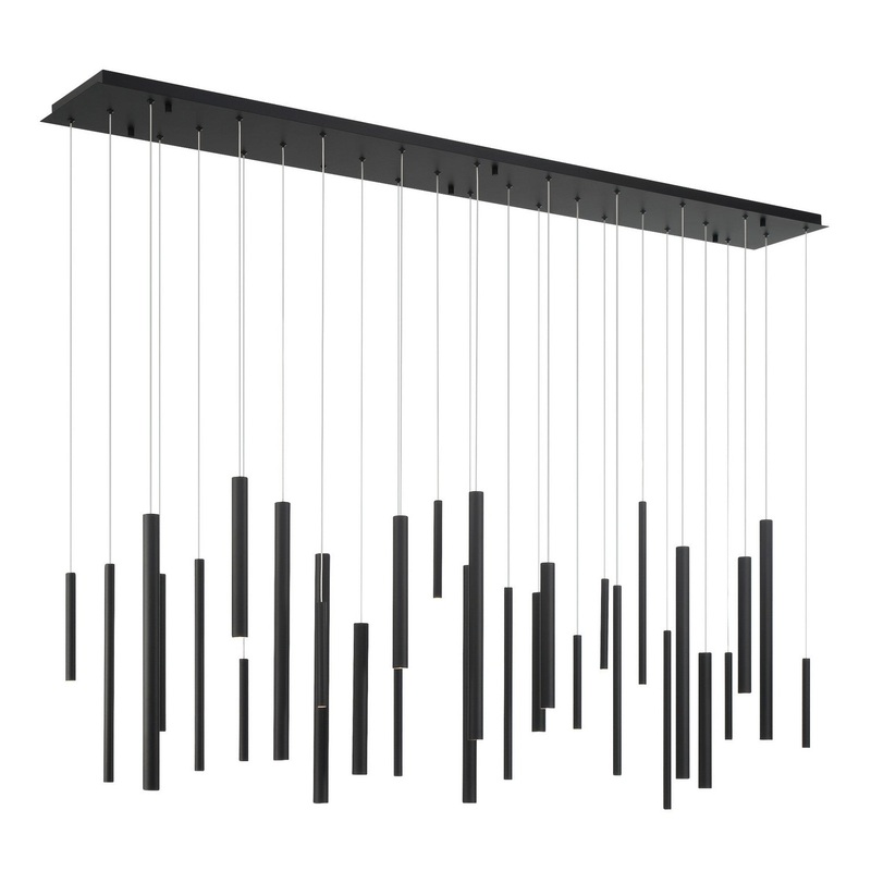 Eurofase 46814-029 Santana LED Chandelier Black