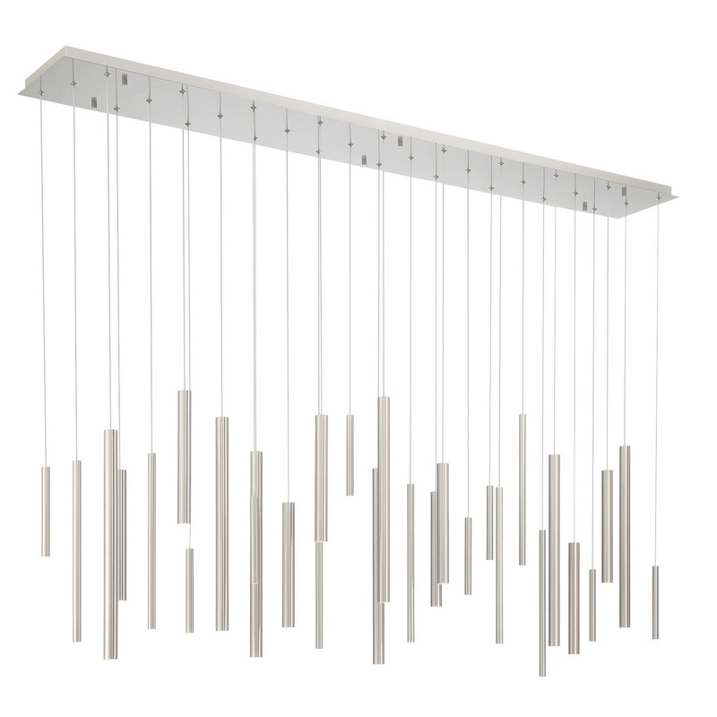 Eurofase 46814-036 Santana LED Chandelier Nickel