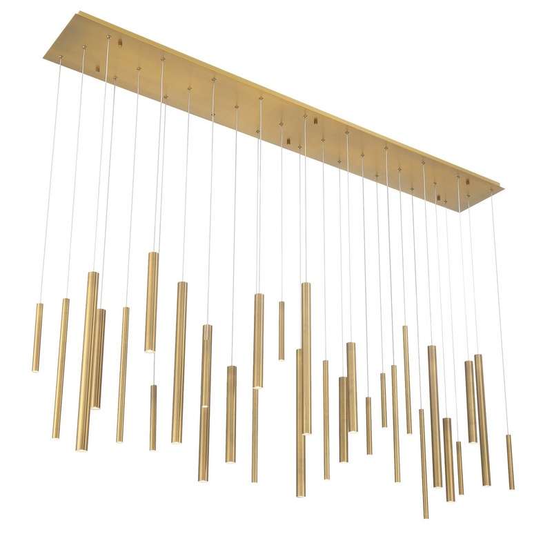 Eurofase 46814-043 Santana LED Chandelier Brass