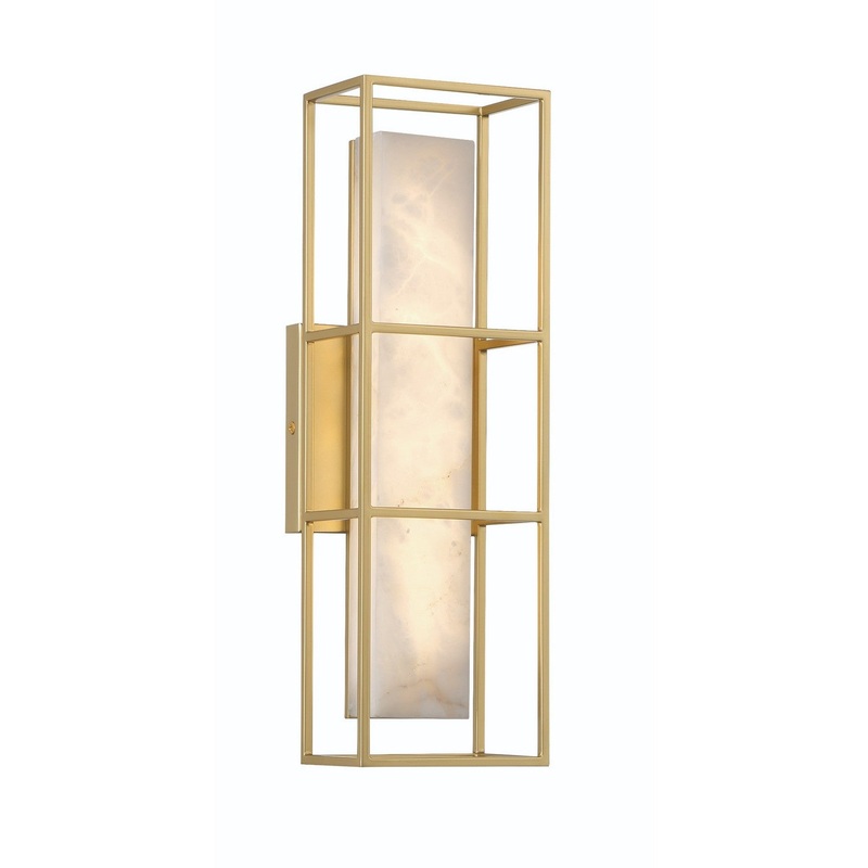 Eurofase 46837-028 Blakley LED Outdoor Wall Sconce Gold