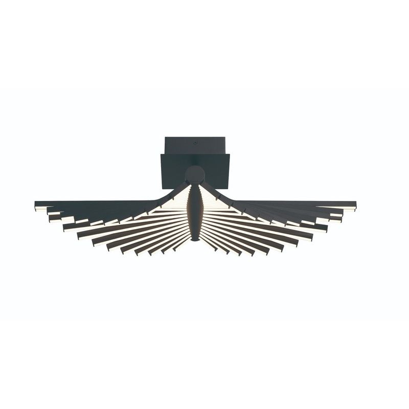 Eurofase 46897-015 Seraph LED Semi-Flush Mount Black