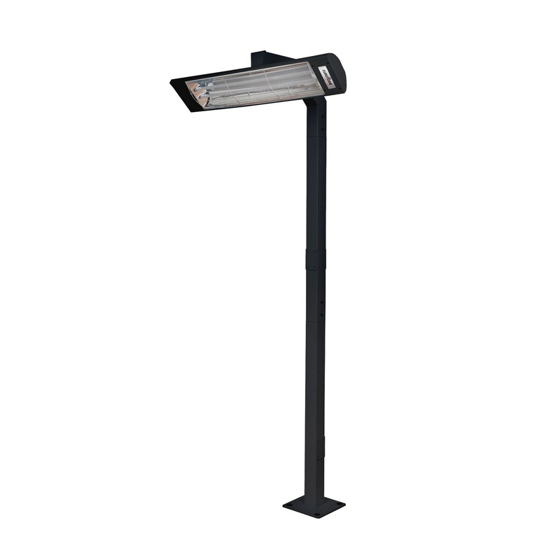 Eurofase EF3908PMB Pole Mount With Single Crossbar Black