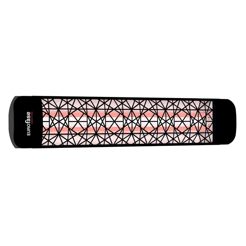Eurofase EF39DCB4 Plate Upgrade Kit Patio Heaters Black