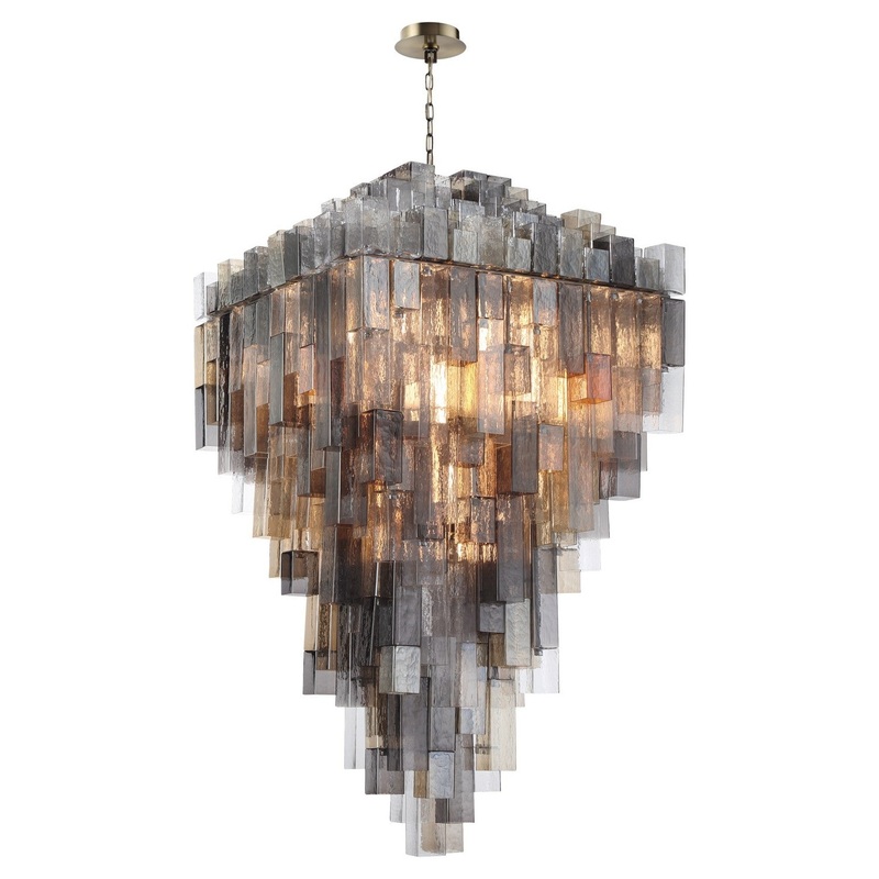 Eurofase 47913-011 Altesa 46 Light Chandelier Chrome