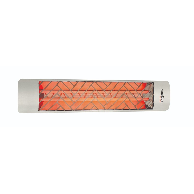 Eurofase EF50480S1 Dual Element Heater Stainless Steel