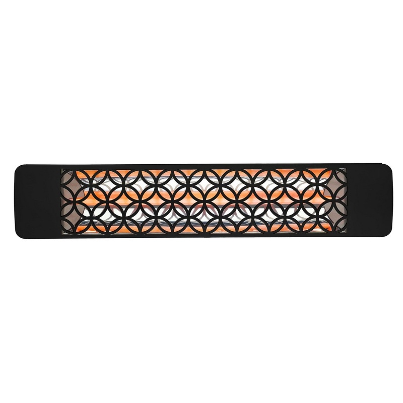 Eurofase EF25208B2 Single Element Heater Black