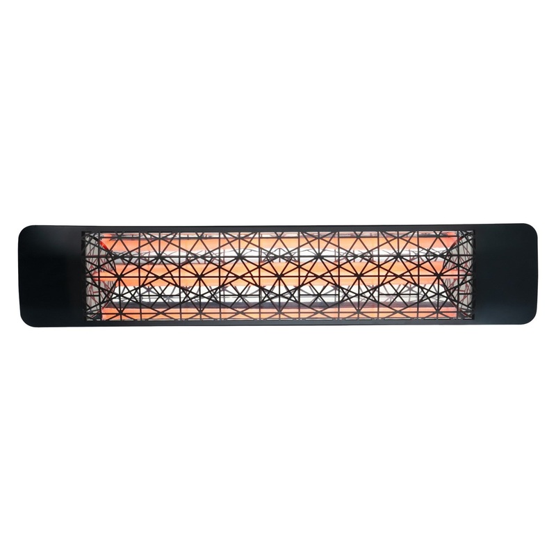 Eurofase EF25208B4 Single Element Heater Black