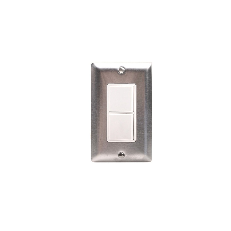 Eurofase EFSWPS Single Duplex Switch Wall Plate And Gang Box Stainless Steel